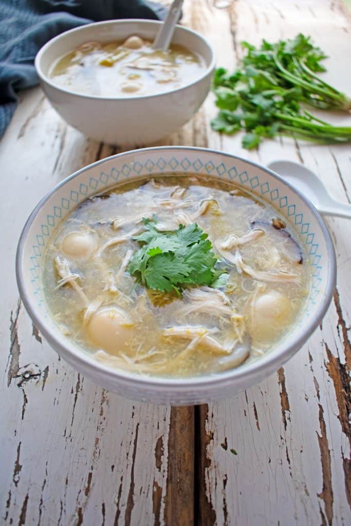 Egg Drop Chicken and Asparagus Soup Scruff & Steph