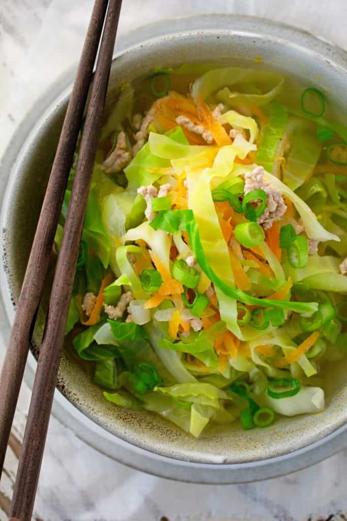 Simple Pork and Cabbage Soup - Scruff & Steph