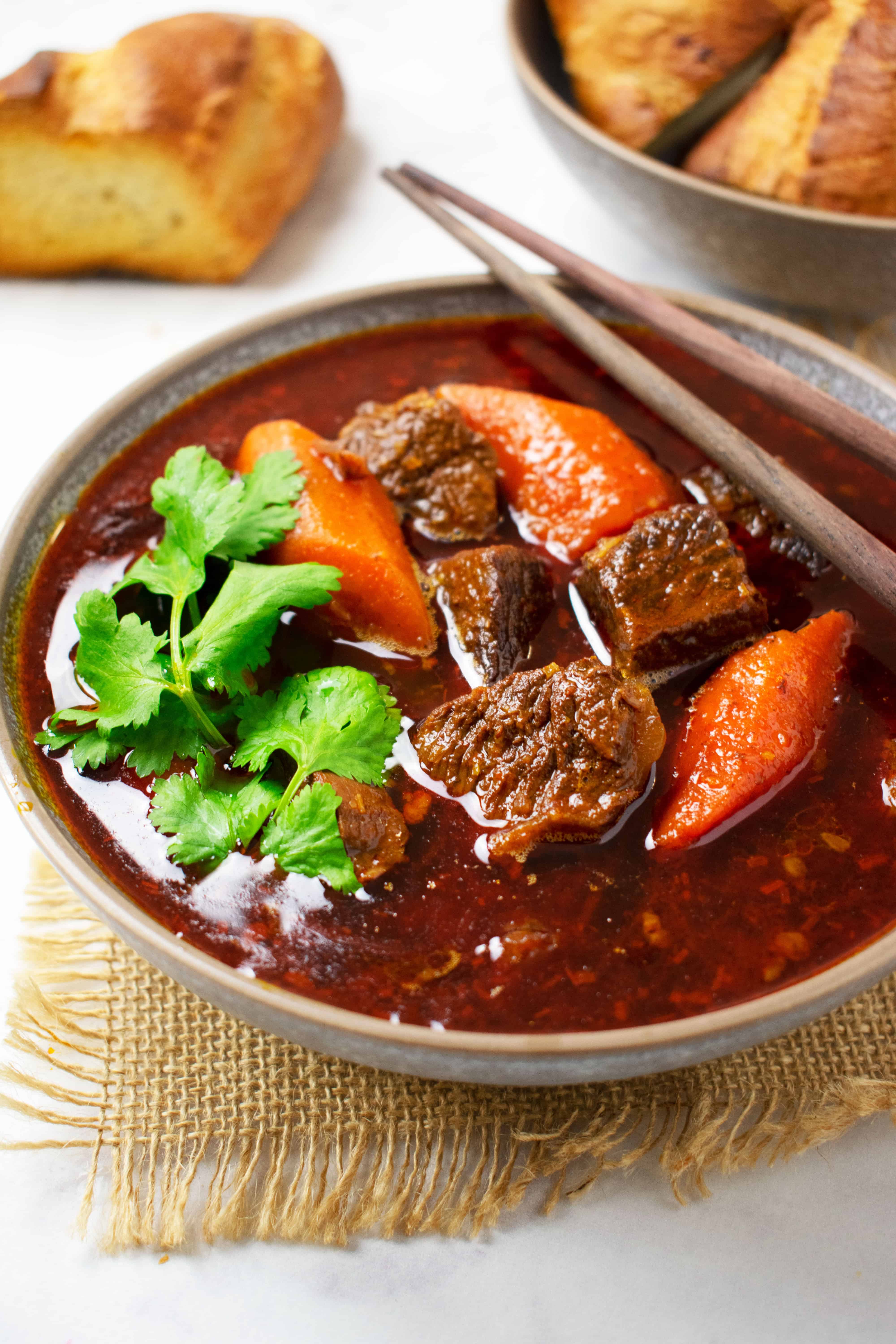 Bo Kho - Vietnamese Beef Stew (Stovetop & Instant Pot) - Scruff & Steph